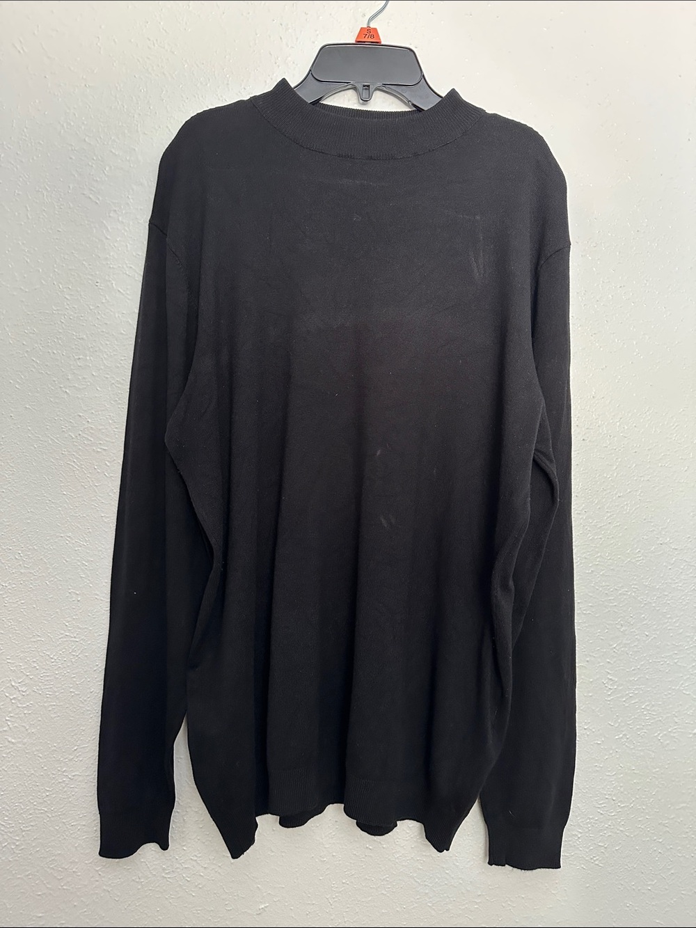 Zara Mock Neck Long Sleeve Knit Sweater